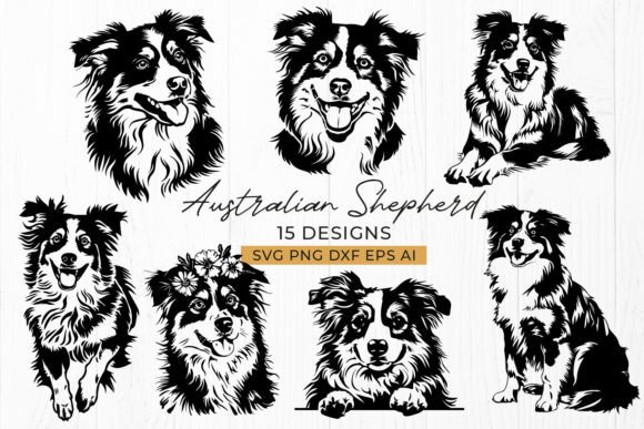 Australian Shepherd SVG Bundle: 15 Dog Designs Reviewed