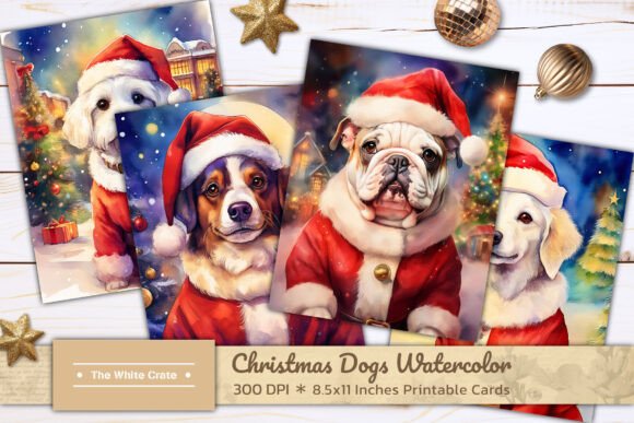 Christmas Dog Santa Printable Cards: An Embroidery Review
