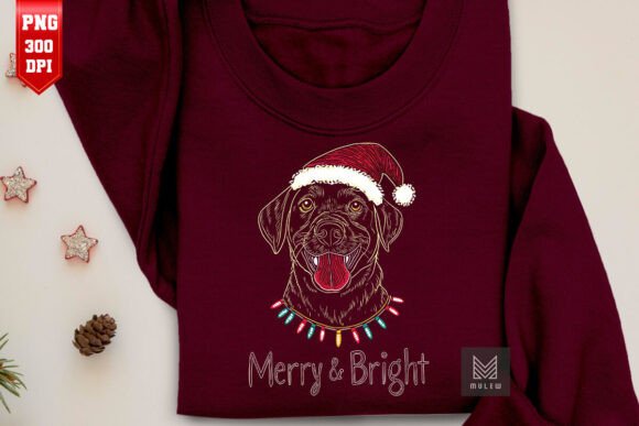 Christmas Labrador Retriever PNG Review