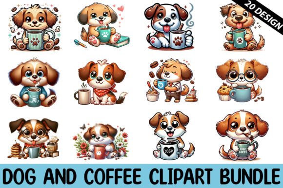 Dog and Coffee Clipart Bundle: Hands-On Embroidery Review