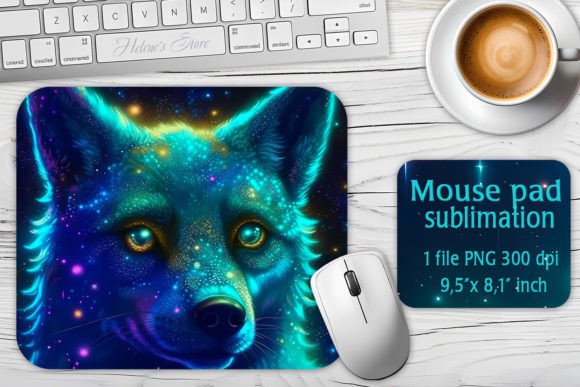 Galaxy Dog Sublimation Design Mouse Pad Review for Embroidery Projects