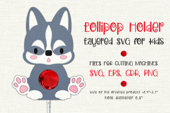 Husky Dog Lollipop Holder – A Designer's Review