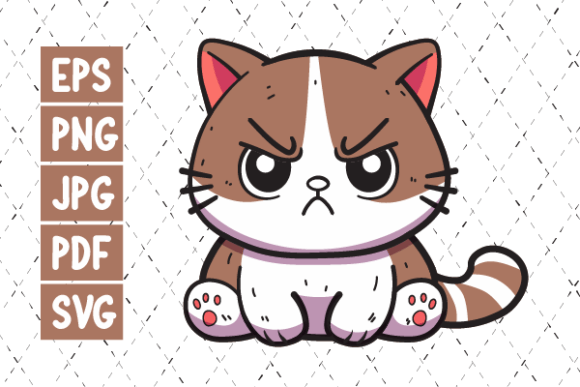 Kawaii Grumpy Cat Cartoon SVG – A Designer’s Honest Project Review