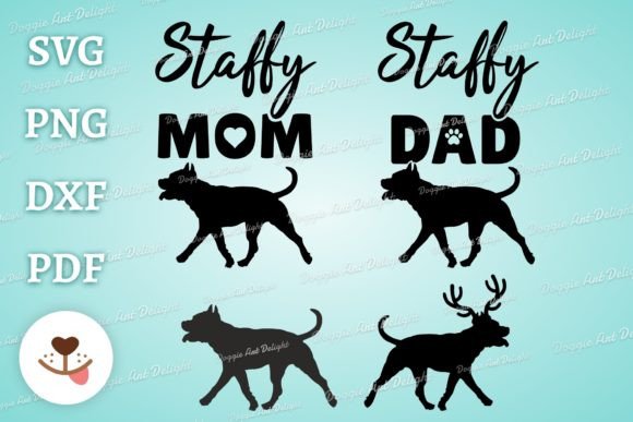 Staffordshire Terrier Staffy Svg Bundle