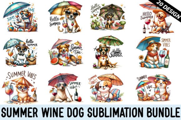 Summer Wine Dog Sublimation Bundle: A Practical Design Review