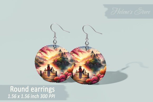 Travel Buddy Dog Earring Sublimation
