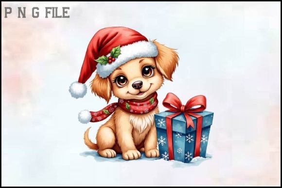 Watercolor Dog Clipart PNG Review